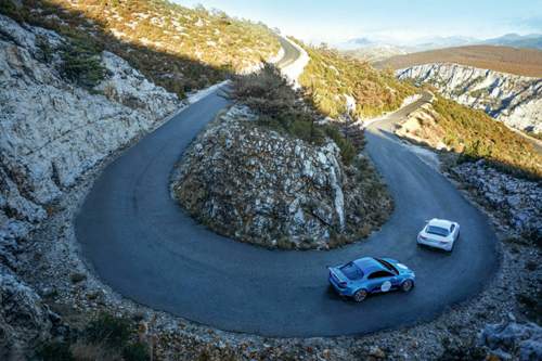 Renault Alpine Vision: Serpentinen sollen einmal ihr Element sein. Irgendwann 2017 ...