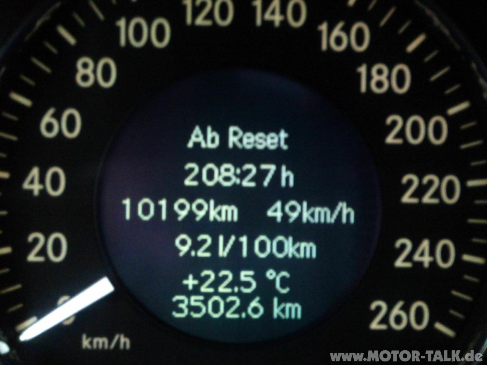 Dieselverbrauch S 211 320 CDI Bj. 2008