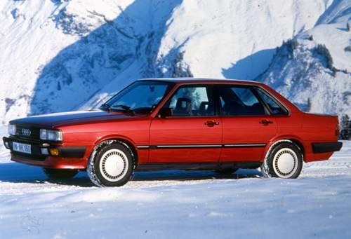 1982 führte Audi den Allradantrieb "quattro" ein