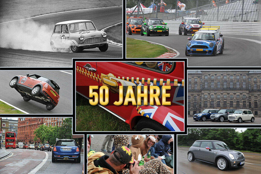 Ein Grund zu feiern: Vor 50 Jahren rollte der erste Mini Cooper S auf die Straßen und Rennstrecken dieser Welt