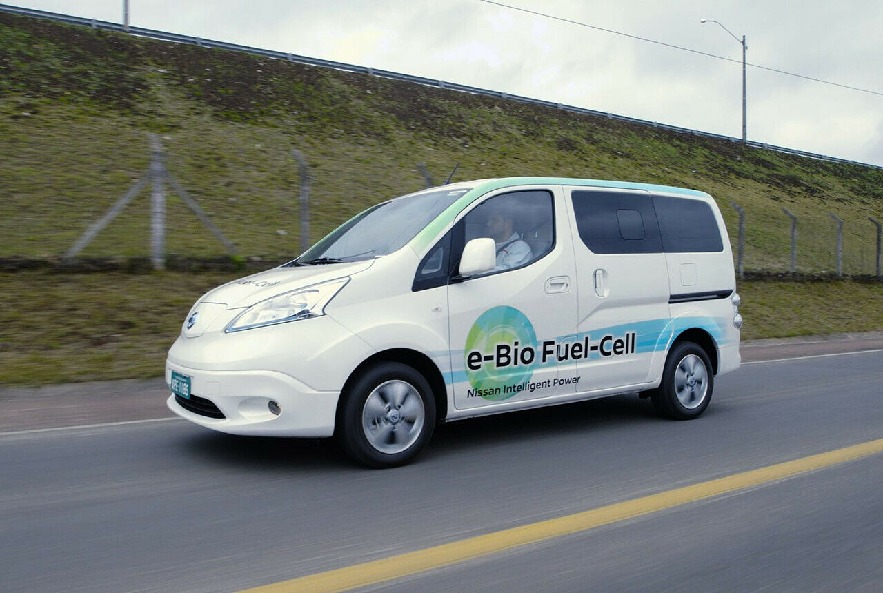 Nissan e-Bio Fuel-Cell Concept: Der Prototyp auf Basis des e-NV200 fährt mit Bio-Ethanol