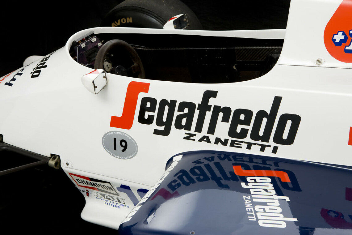 Ayrton Sennas Toleman TG184-2 1984 Formel-1-Auto