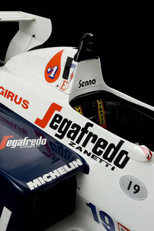 Ayrton Sennas Toleman TG184-2 1984 Formel-1-Auto