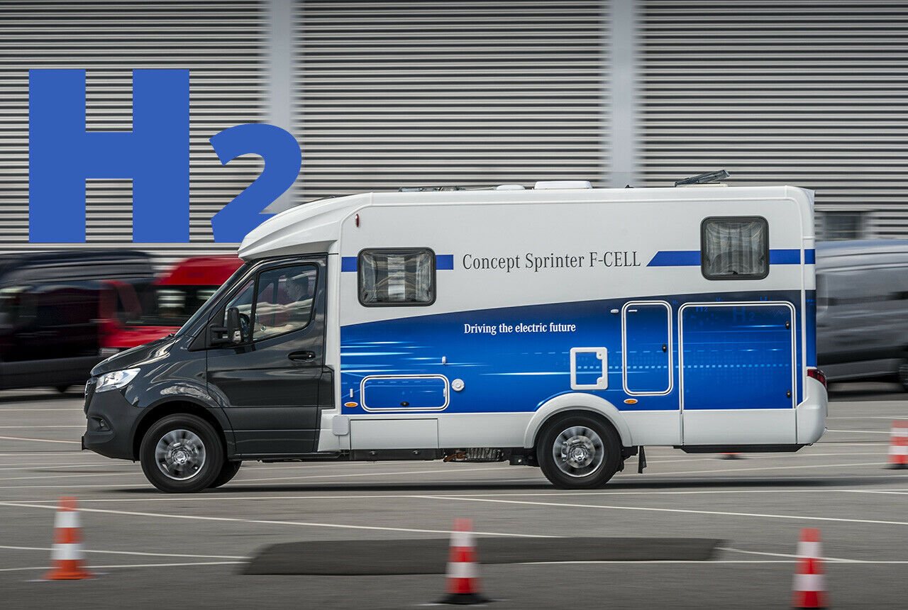 Merceds Concept Sprinter F-Cell: Das Sprinter-Chassis ist Wasserstoff-tauglich