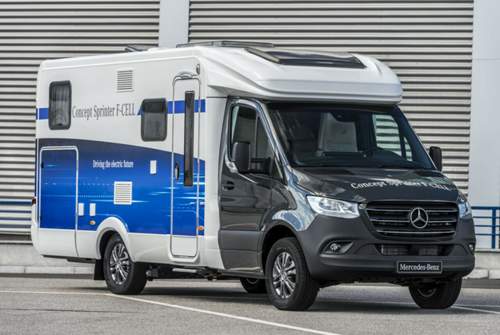 Mercedes nennt weder Termin noch Preis. Aber der Wasserstoff-Sprinter wird kommen