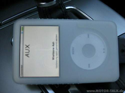 Anzeige auf iPod
