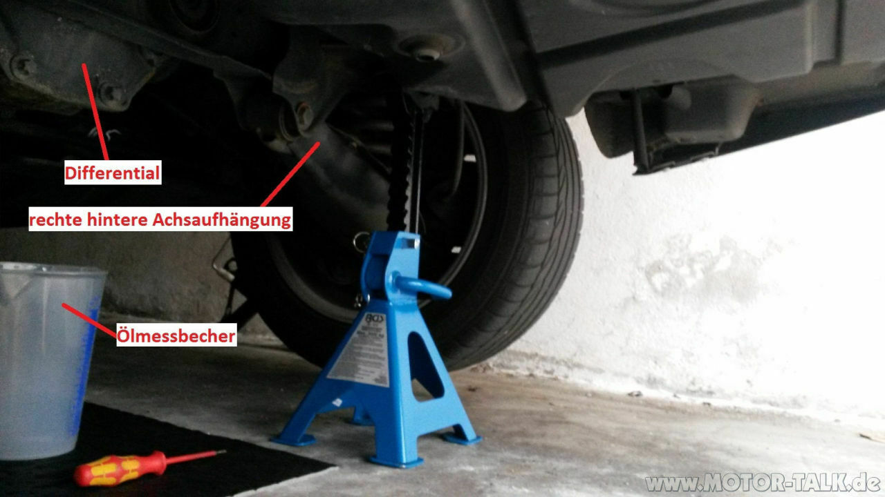 Differentialölwechsel S203 C220CDI