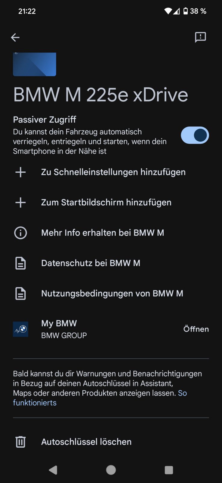 Digital Key Keycard