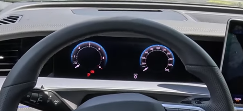 Statisches digitales Cockpit vor dem On