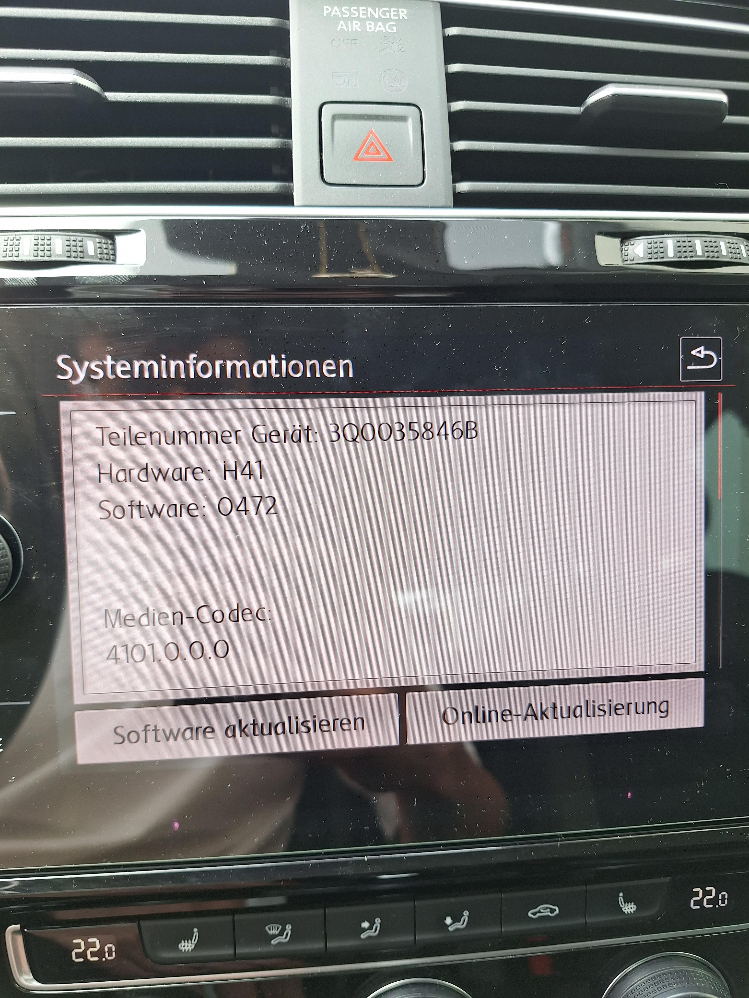 Discover Media, Navigation: Funktion wird nicht unterstützt