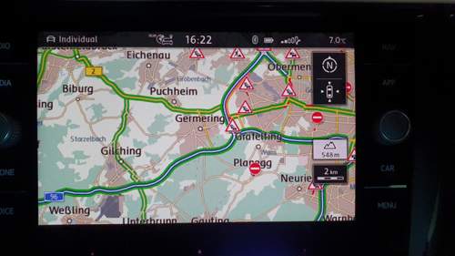 Verkehrsflussanzeige