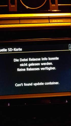 Fehlermeldung