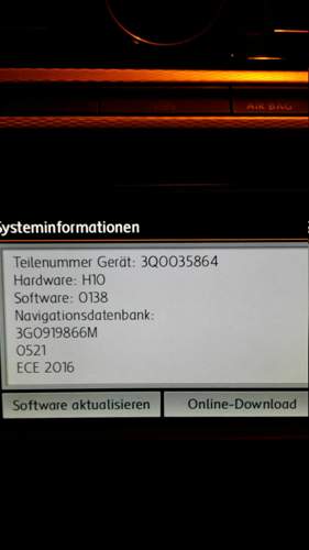 Nach Kartenupdate
