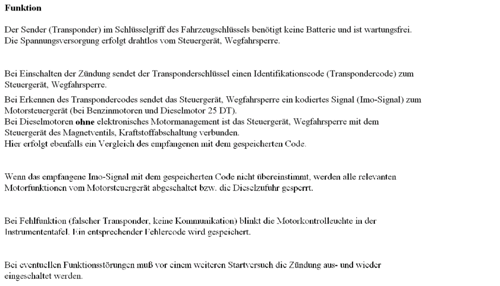 Wegfahrsperre