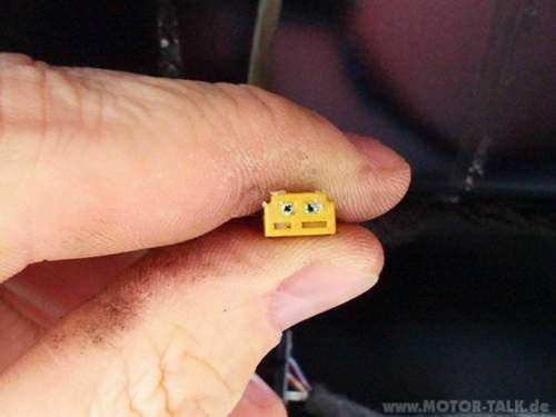 Oxidierter Stecker