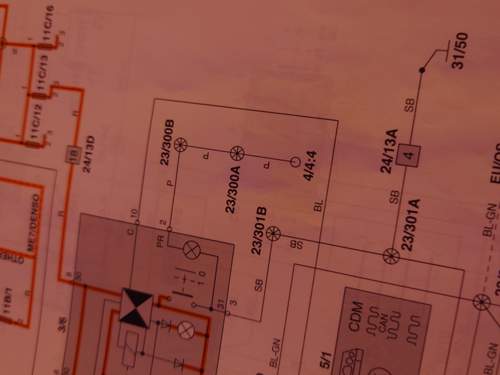 Querverweis Rheostat 4/4 am Blinker