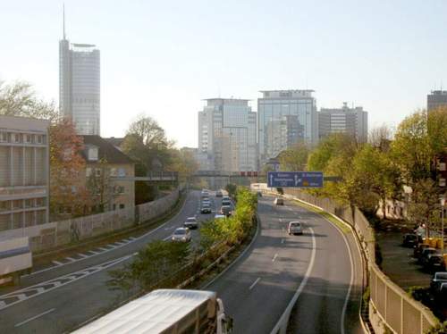 Ruhrschnellweg in Essen. Photo Marku1988