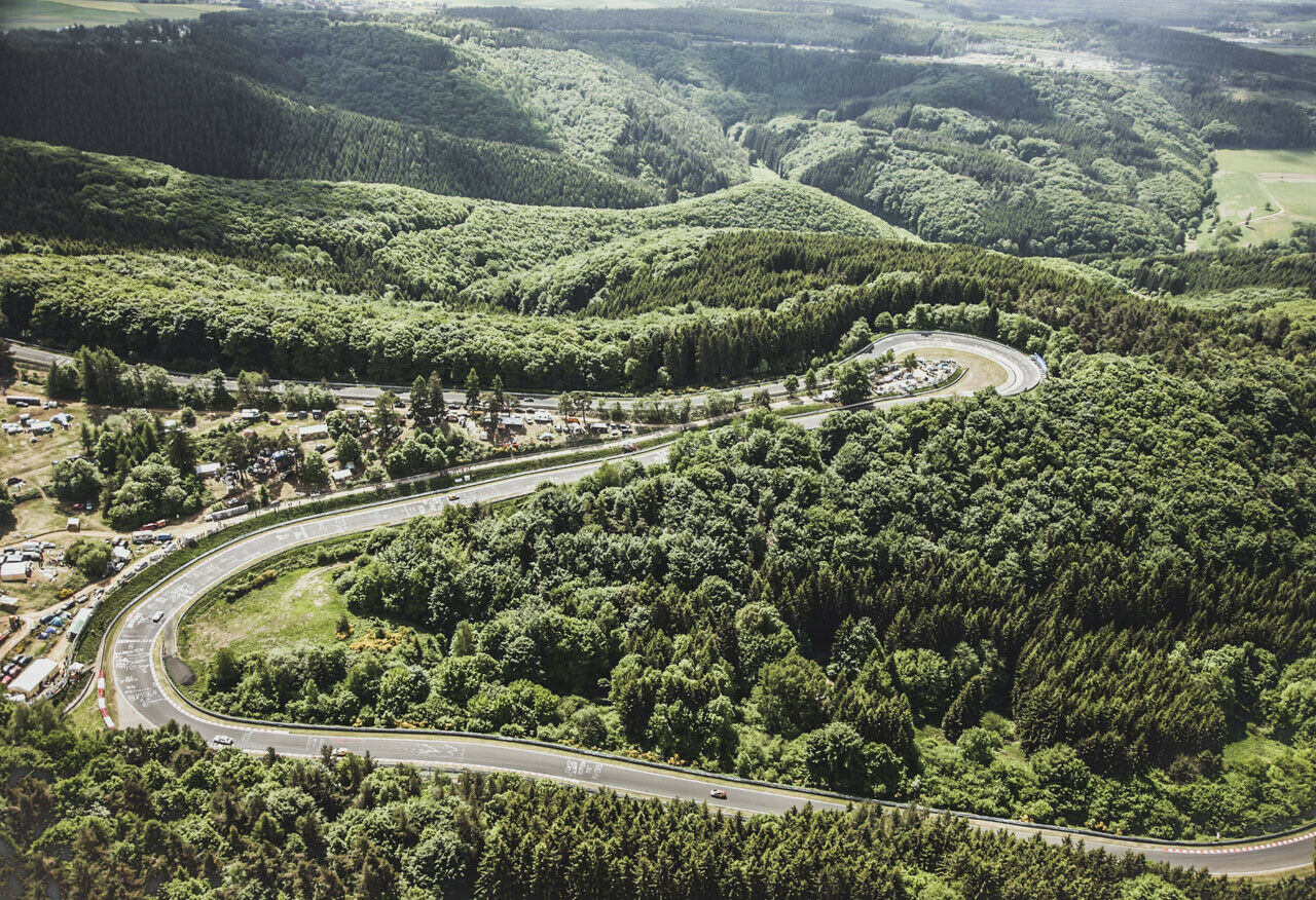 Die Planung als Teststrecke führte zu ziemlich irren Kurven wie dem Karussel