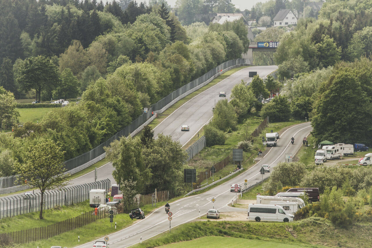 Döttinger Höhe: Rund 300 Meter Höhenunterschiede machen den Nürburgring zu einem besonderen Kurs