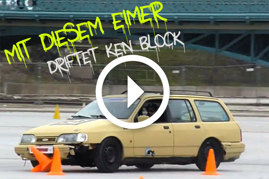 Im Ken Blocks Kampf gegen die Wüstenratte mussten einige Pylonen dran glauben.