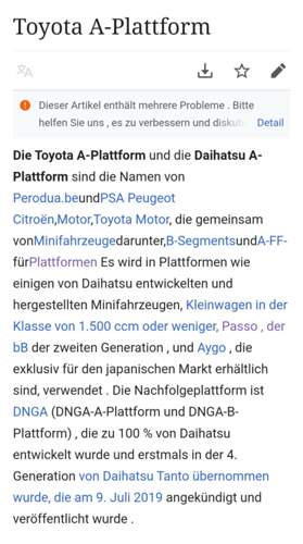 A-Plattform
