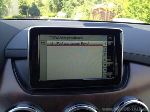IPod als einzige Liste wird angezeigt