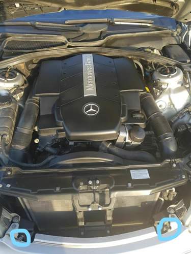 W220 Haubenpuffer