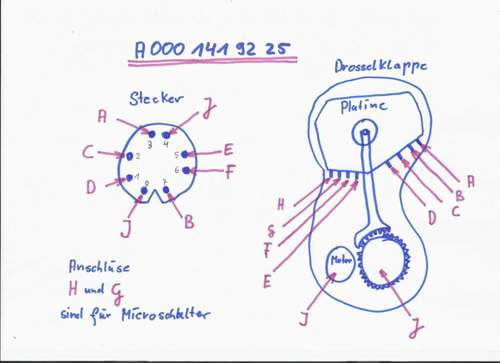 Pinbelegung-drosselklappe