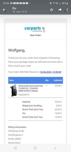 Bestellung