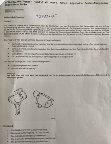 Fehlerinformation