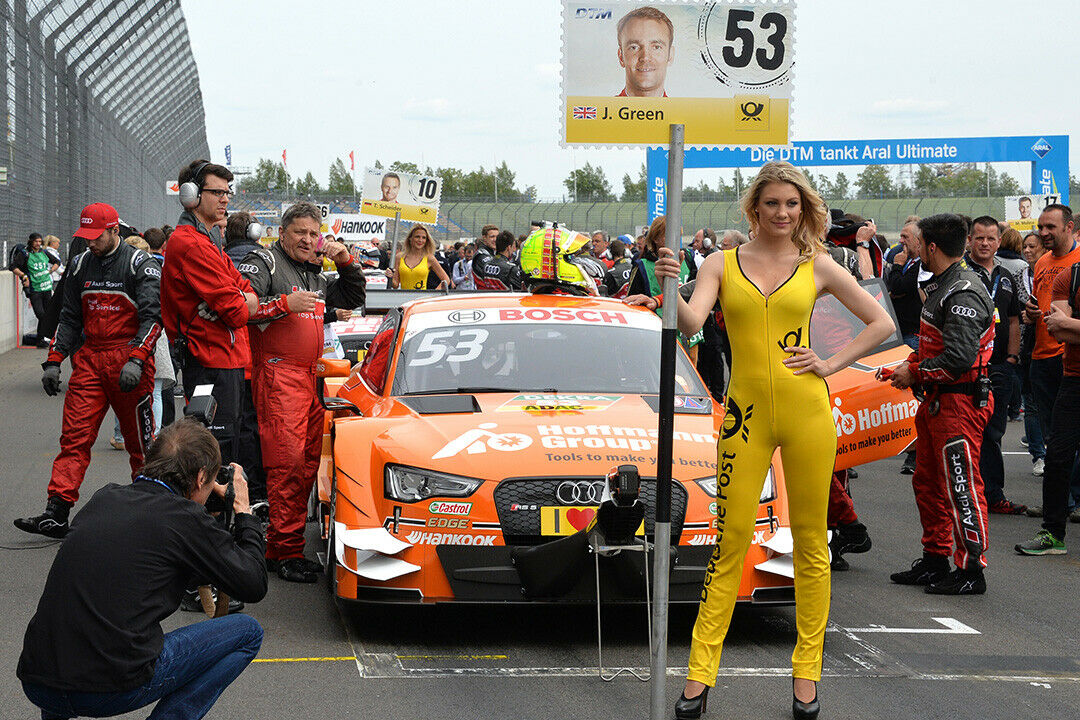 Dominanz am Lausitzring: Jamie Green holt mit seinem Audi RS5 DTM beide Pole-Positions und fährt zweimal ganz nach oben aufs Siegertreppchen