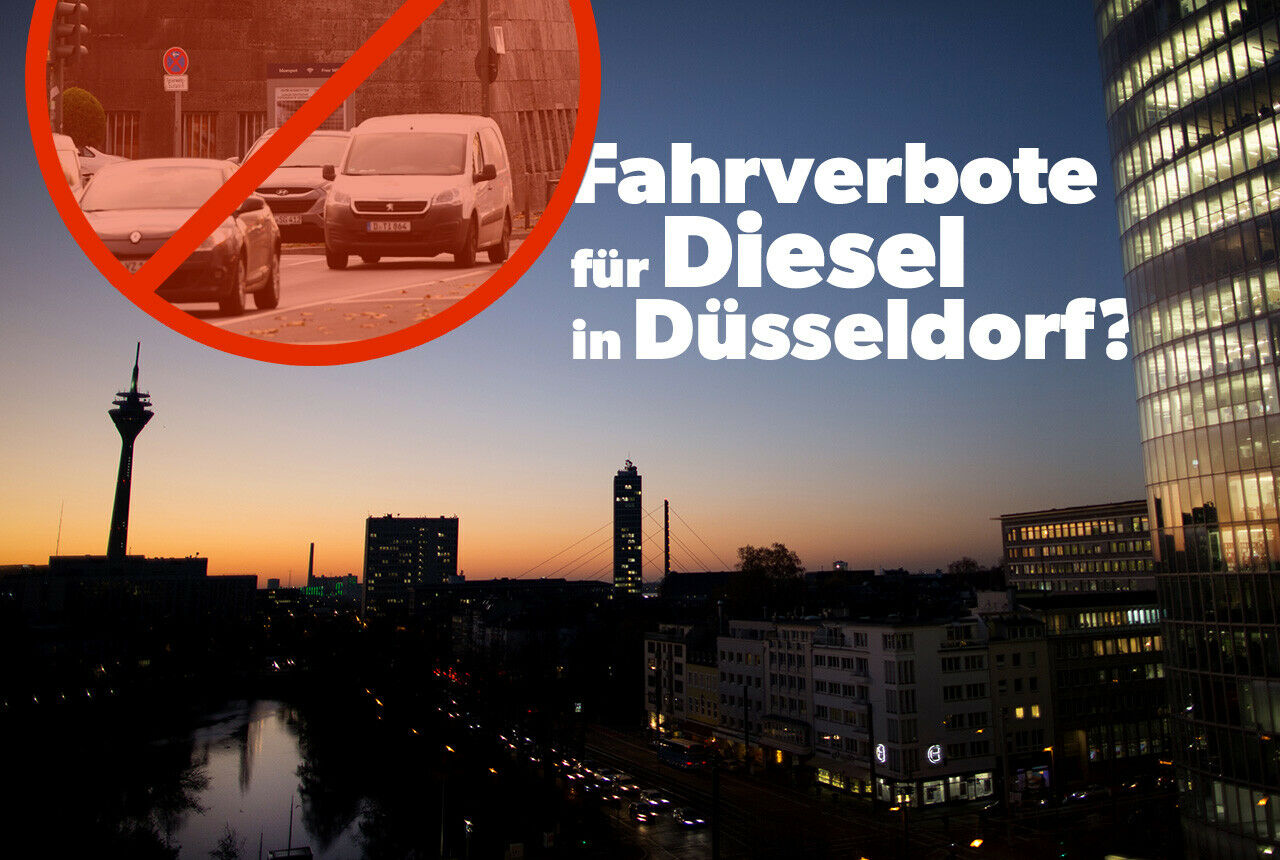 Die Bezirksregierung hält Diesel-Fahrverbote in Düsseldorf für unvermeidlich: Messgeräte des Landesamtes für Natur, Umwelt und Verbraucherschutz an der  Corneliusstraße in Düsseldorf zeigen zu hohe Werte