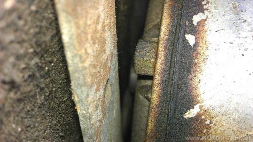 Verdampfer hinten