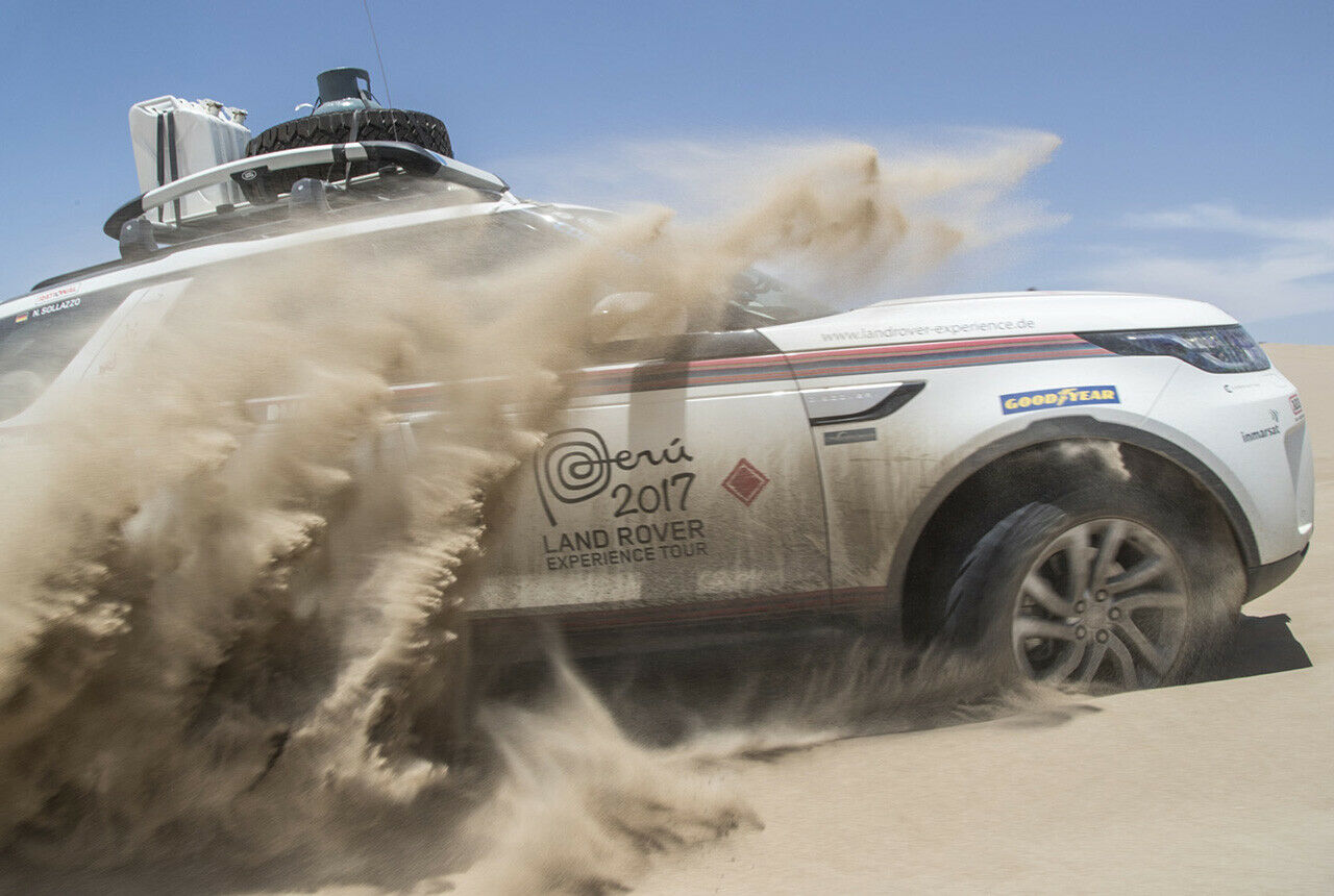 Land Rover Experience Tour 2017 in Peru. Wüste war gar nicht der Plan, wurde dann aber zum großen Spaß
