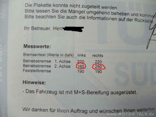 Bremsproblem