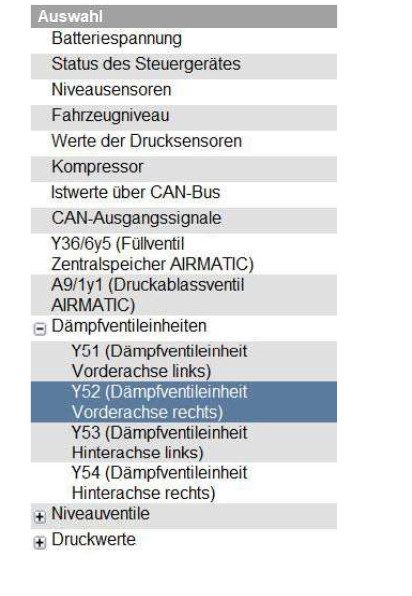 Dynamic Select Fahrwerk hängt / steckt im Sport fest
