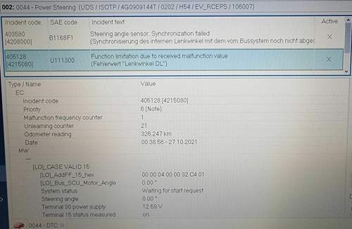 J500 dtc2 odis