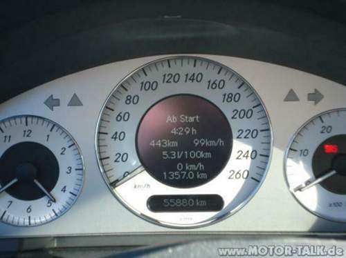 Verbrauch-w211-e-270-cdi