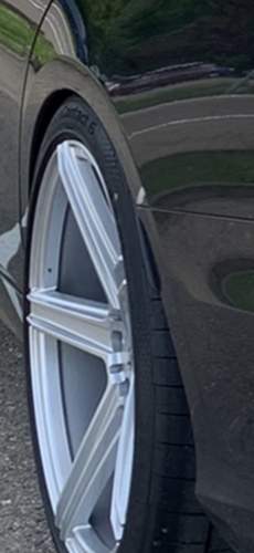 E300de AMG Radlaufabdeckung