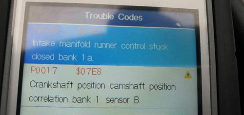 Mercedes E 350 Fehlcode