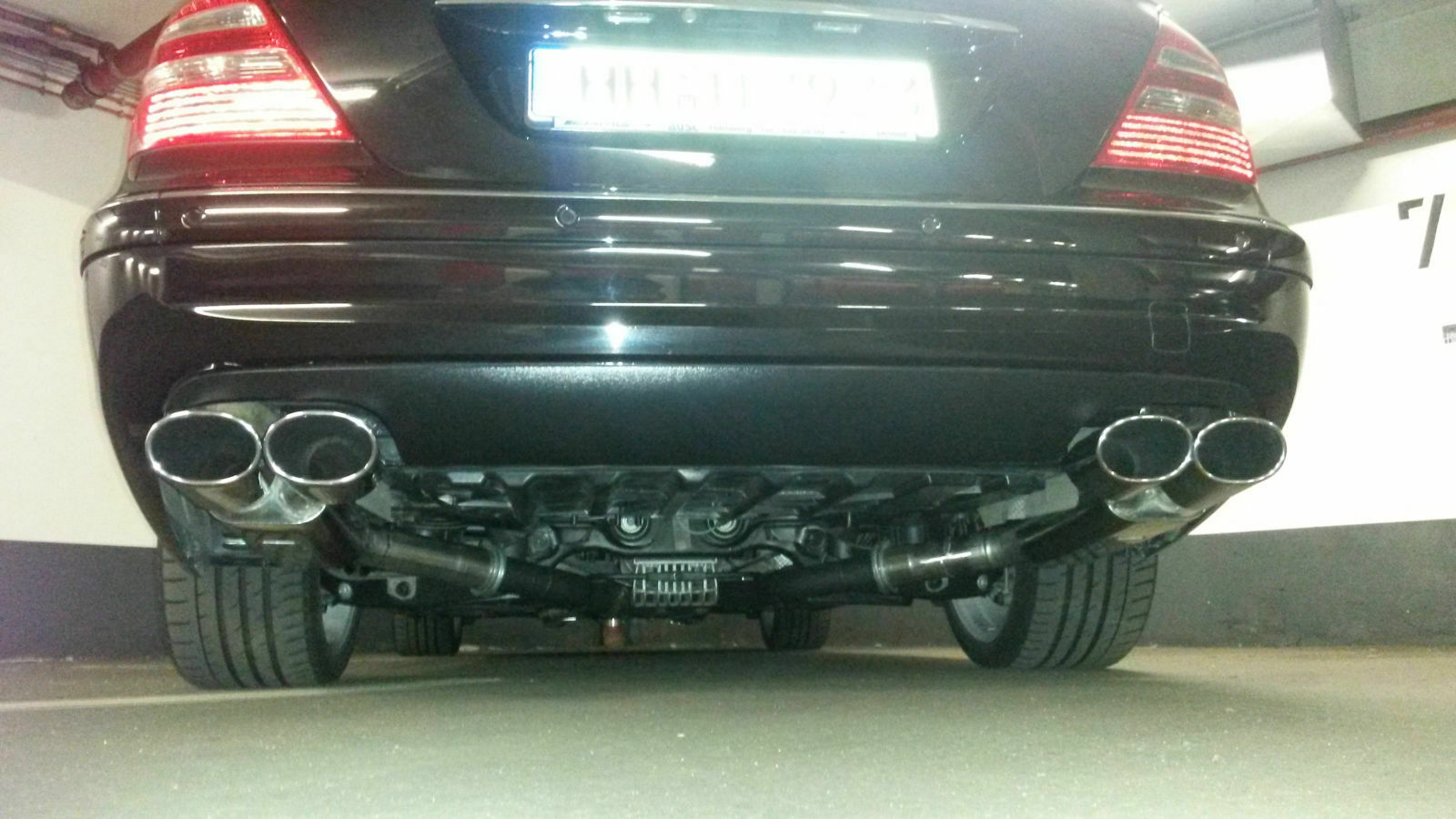 E 55 AMG W211 Frontspoilerlippe/Heckdiffussor