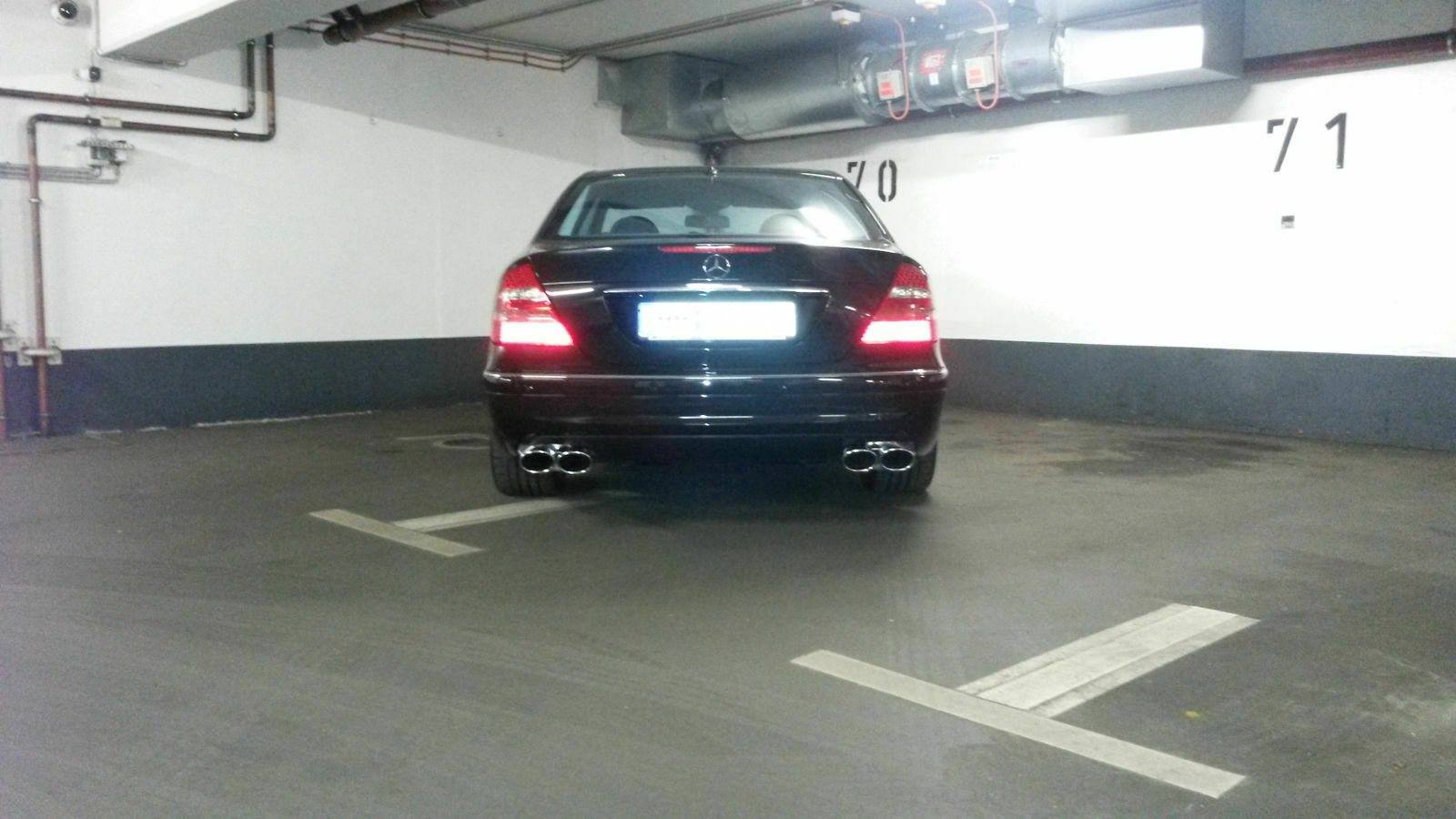 E 55 AMG W211 Frontspoilerlippe/Heckdiffussor