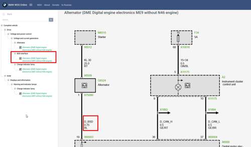 BSD Leitung Interface N42
