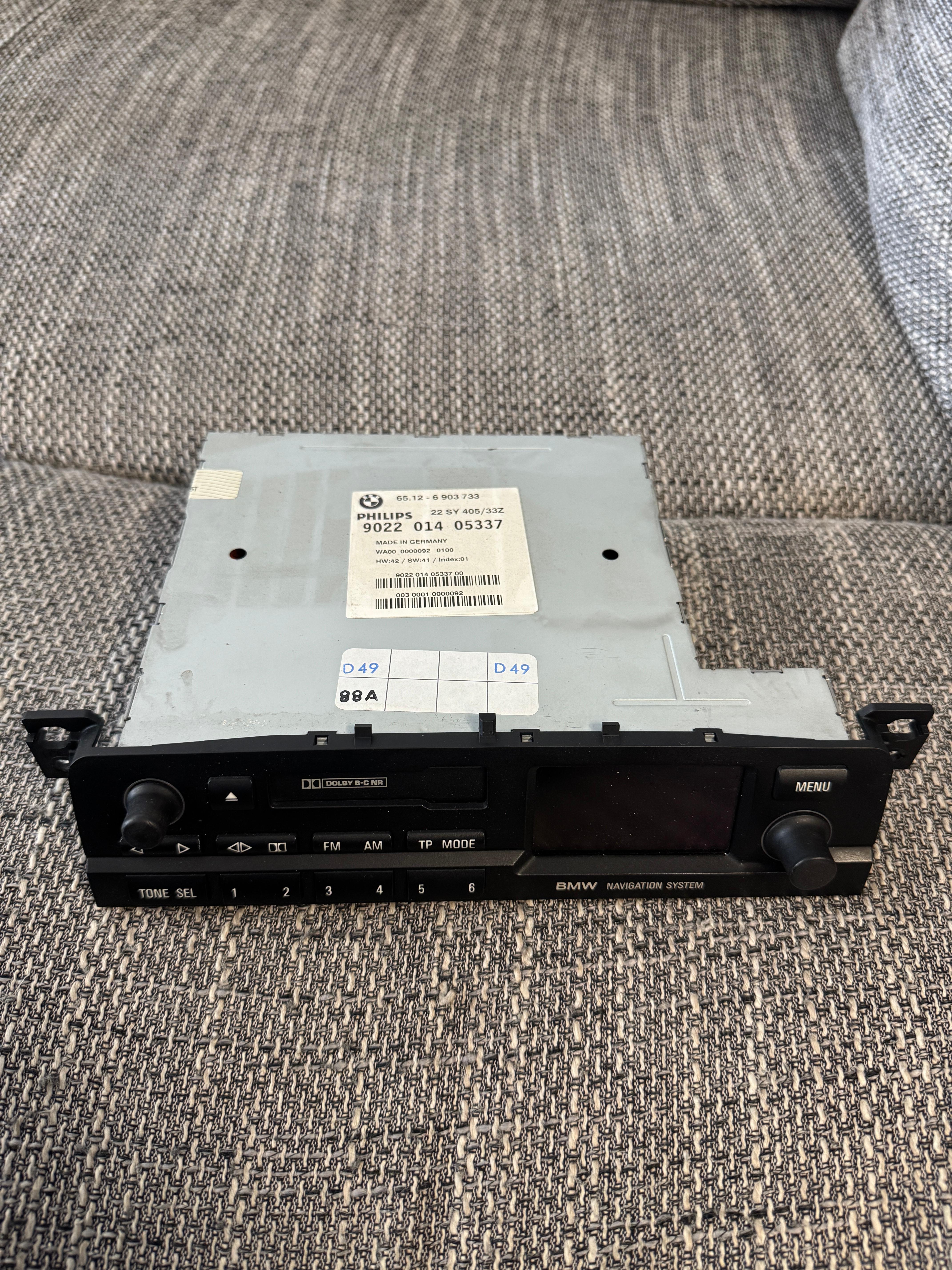 E46 328i 1998 Navigation System Radio Bluetooth Nachüsten