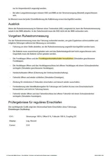 Fub-ruhestrommessung