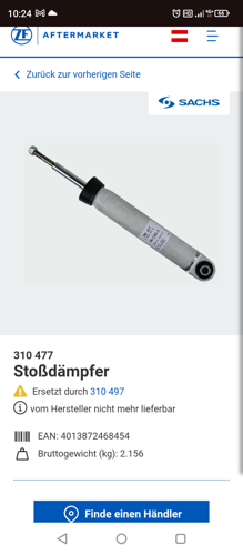 ZF Katalogsuche