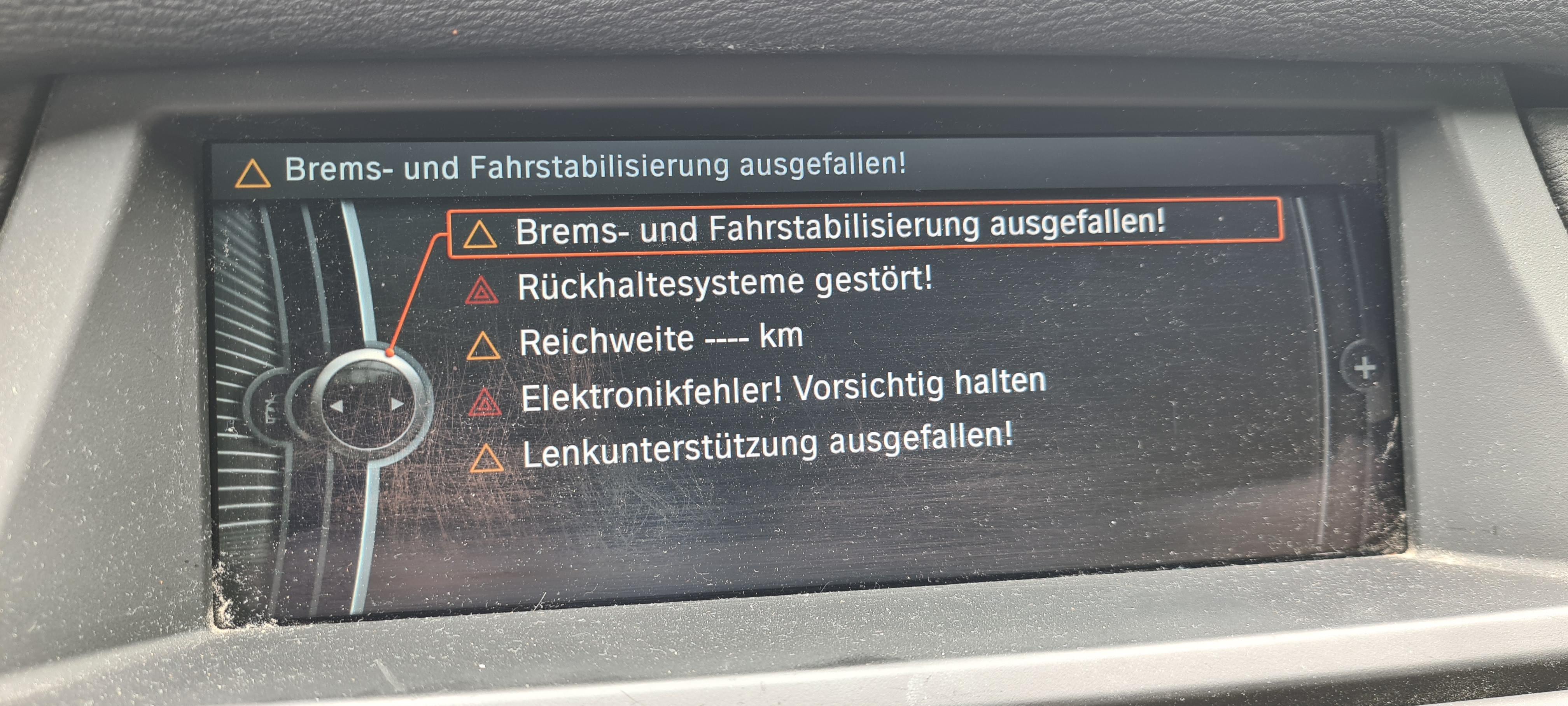 E70 LCI 40d - totaler Elektronikausfall