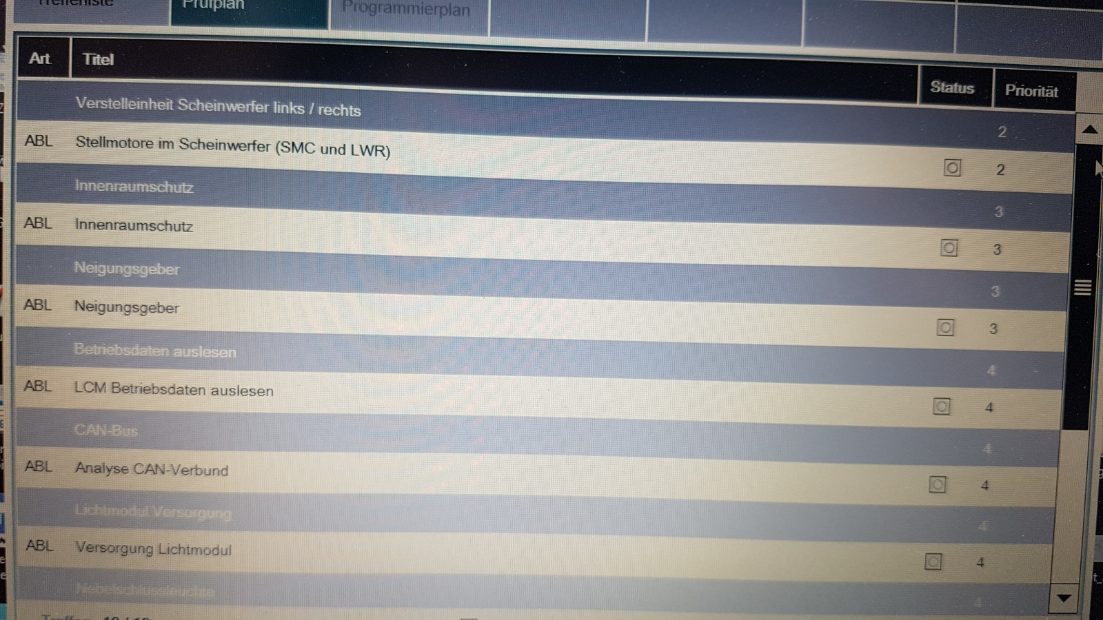 E83 OBD2 Diagnose ABS-Sensor