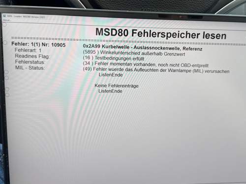 Fehlerspeicher