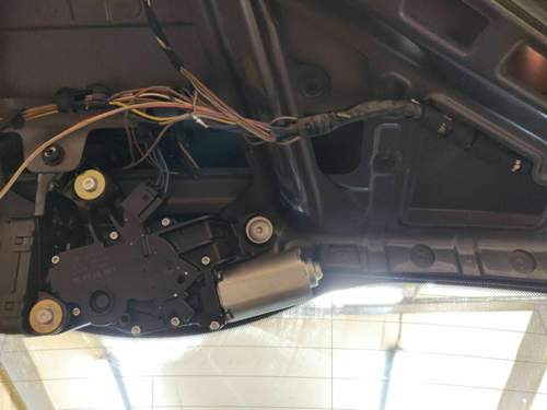 E91d Wischermotor hinten falsch